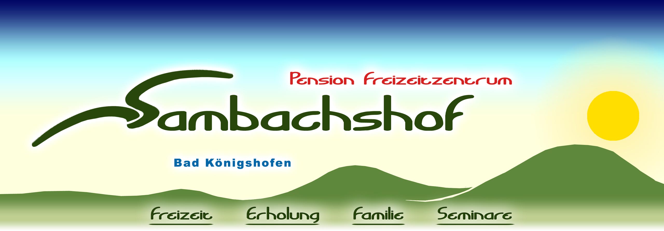 Der Sambachshof unweit der Festungsstadt Bad Königshofen inmitten des Grabfeldgaus befindet sich seit über 500 Jahren in einer der schönsten Landschaften in der Mitte Deutschlands.